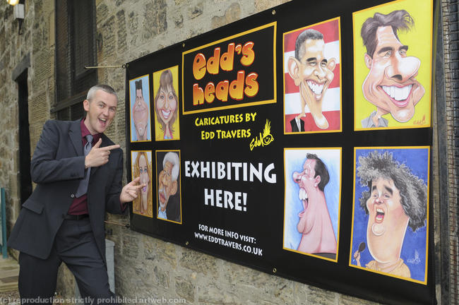 Edd's Heads Exhibition Banner