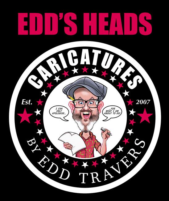 EDD'S HEADS CARICATURES LOGO