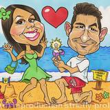 Engaged on the Beach
