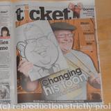 Ford Kiernan Newspaper Caricature