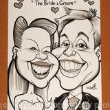 Bride and Groom Caricature