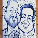Wedding Couple Caricature