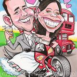 Biker Bride and Groom 