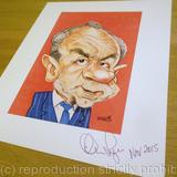 Signed Lord Sugar Print