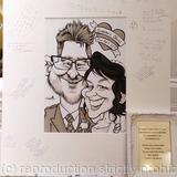 Wedding Guest Caricature Signing Board