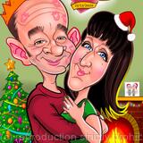 Engagement Gift Caricature