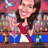 21st Birthday Caricature