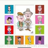 Auld Pals Square Print