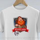Scotland The Brave - Hamish Shield T Shirt