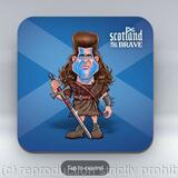 Scotland The Brave - Wallace Coaster