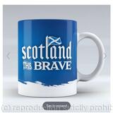 Scotland The Brave Logo Mug