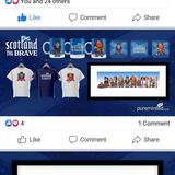 Scotland The Brave Facebook Post