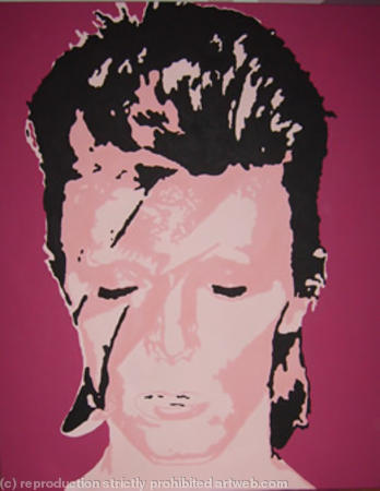 Ziggy Stardust work in progress