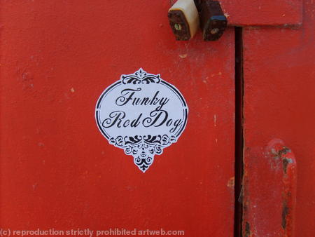 Funky Red Dog Logo