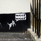 woof woof sticker