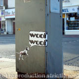 woof woof sticker