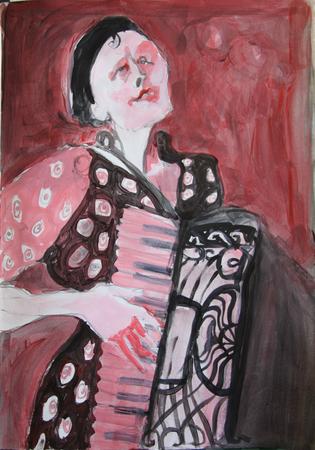 Accordion player