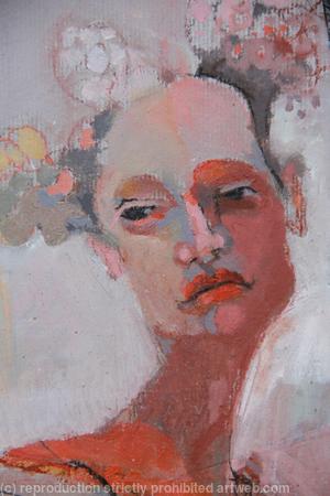 Venetian Girl, detail,2.