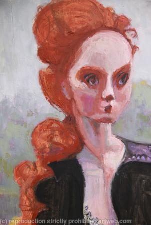 Lily in the garden, detail, 2