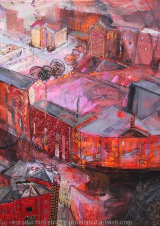 From the balloon, red. Detail