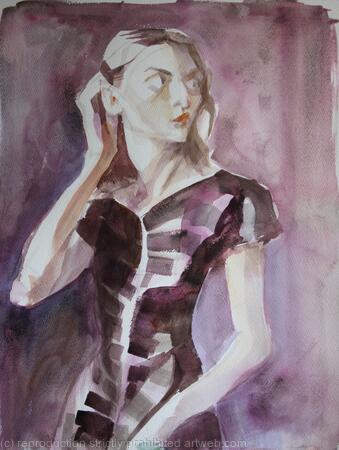 The Brown Taffeta Frock