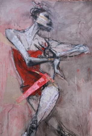 Red Dancer, detail