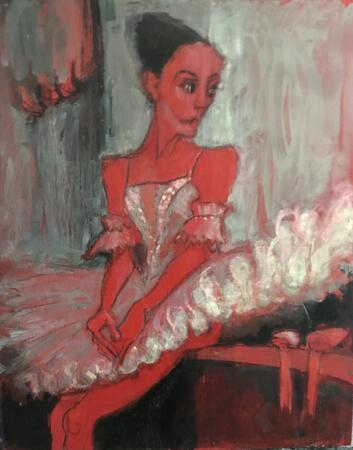 Red ballerina