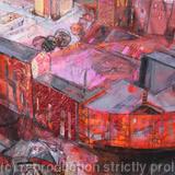 From the balloon, red. Detail