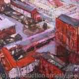 From the balloon, red, detail