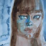 Girl with pendant, detail