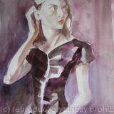 The Brown Taffeta Frock