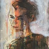 Girl with Orange stripe