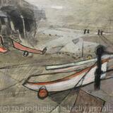 Orange boat St Agnes