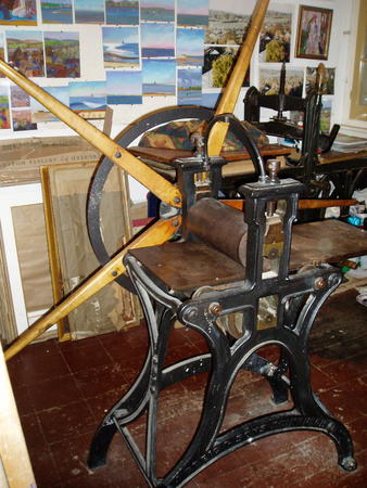 my Grieg Starwheel Etching Press