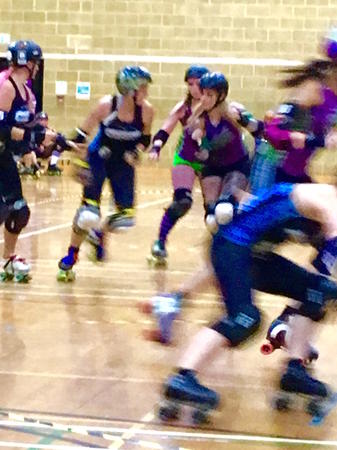 Roller Derby at Haywards Heath