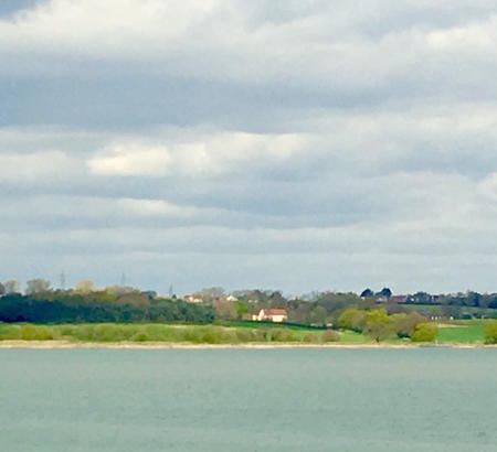 Suffolk shoreline from Mistily Quay Workshops Gallery