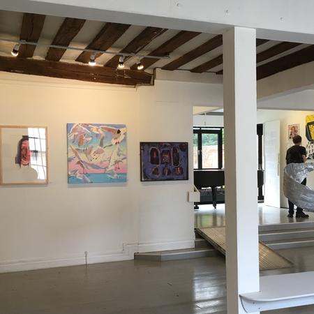 Seagulls at the Colchester Art Society Summer Open Minories Colchester