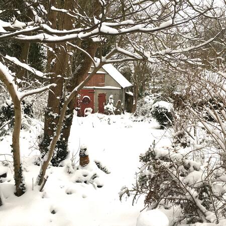 snow in the Garden of Art