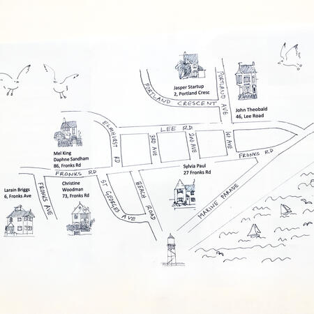 Dovercourt Open Studios map