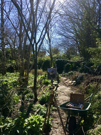 Painting in the Garden