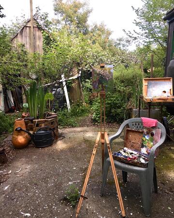 Painting Apple Blossom 