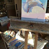 painting seagulls