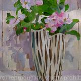 Apple Blossom in Beswick Vase