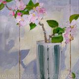 Sixties sugar shaker with apple blossom