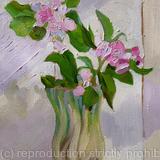 Apple Blossom in Sylvac vase