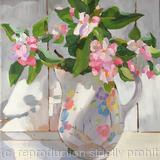 Tunis jug by Losol ware with apple blossom