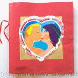 Front cover 'Love' made up as a book 