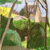 Painting in the wildlife garden