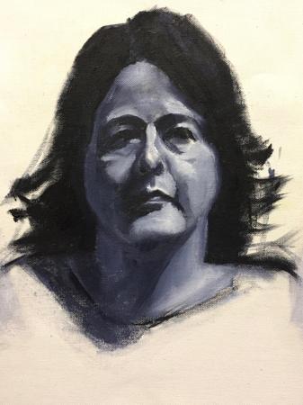 Monochrome study of Elizabetta