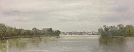 Gray day on the Thames